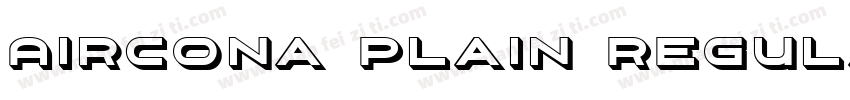 Aircona Plain Regular字体转换